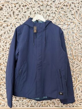 Vans Men's Dark Blue Hooded MTE  Jacket